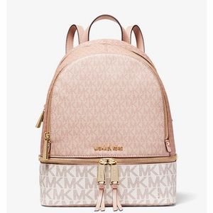 Michael Kors Blush Pink Backpack
